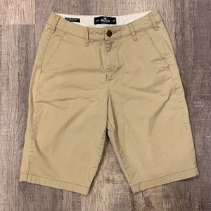 Hollister khaki Shorts. Mens 29” waist. 12” inseam.